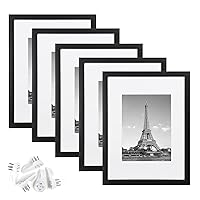 upsimples 8.5x11 Picture Frame Set of 5 Bundle with 9x12 Picture Frame Set of 5