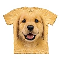 The Mountain Golden Retriever Puppy T-Shirt