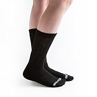 Ultra Soft Loose Fit Diabetic Socks, 6 Pairs, Crew
