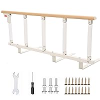 Bed Rails for Elderly Adults, Folding Medical Bed Safety Assist Rail Handle for Seniors Bed Side Guard to Prevent Falling Out of Bed