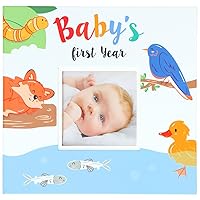 Baby Memory Book Baby Journal | First Year Photo Album | Up to The First 5 Years | Perfect for Boys and Girls | Achievements, Memories, Milestones | Baby Shower Present