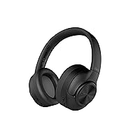 Hybrid Active Noise Cancelling Headphones,Wireless Bluetooth Headphones, Foldable Headphones with HiFi Audio, 3 EQ Modes, 60H Playtime,Black