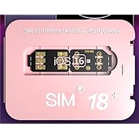 Fengyue R- Unlock Sim18+ Unlock Adapter, 5G iOS16 Compatible SIM Unlock Unlock SIM-Free Unlock Adapter for iPhone 14 / 14 Pro / 14 Pro Max /14 Plus / 13 / 13 Pro Max / 13 Mini / 12 / 12 Pro Max / 12 Mini / 12 Pro Max / 12 Mini / 11 / 11 Pro / 11 Pro Max / XS / XS Max / XR / X (Sim18+)