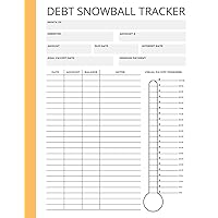 Debt Snowball Tracker: A Notebook To Help You Stay Motivated When Paying Off Debt - Simple DIY Debt Reduction Strategy Planner