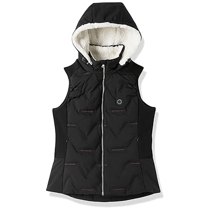 Heated Vest for Women, Electric Heated Vest with Hood and Battery Pack Included