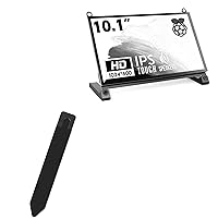 Stylus Pouch Compatible with ROADOM Raspberry Pi Screen (10.1 in) - Stylus PortaPouch, Stylus Holder Carrier Portable Self-Adhesive - Jet Black