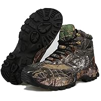 Men's Hiking Shoes Military Boots Camouflage Outdoor Boots Waterproof Boots Hunting Boots 002 Black 9.5