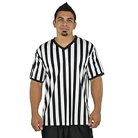 Mens Referee Shirts | V-Neck Style | Perfect Ref Shirt for Officials, Bars, More