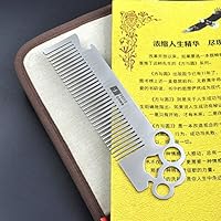 304 stainless steel comb anti-static green comb