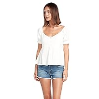 Volcom Women's A Full Out Babydoll Top