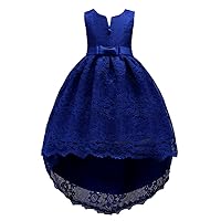 WEONEDREAM Princess Girls Dress for Wedding Birthday Party with Train Size 3-14 Years