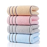 BHUKF Soft Comfortable Cotton Towel Absorbent Thickened Face Towel Hotel Beauty Salon Towel