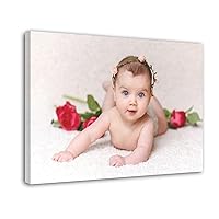 TSFTEC Cute Baby Poster For Pregnant Women Expecting Mothers Wall Poster (2)(1) Canvas Painting Posters And Prints Wall Art Pictures for Living Room Bedroom Decor 16x24inch(40x60cm) Frame-style
