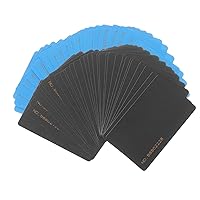 ERINGOGO 48pcs Chip Card Educational Toys Kids Toys Deck of Cards for Kids Blank Chip Encourage Scorecard Cards Playing Card Playing Chip Poker Chips Equipment Decorate Summer Child Plastic