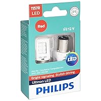Philips 1157RLED Ultinon LED (Red), 2 Pack