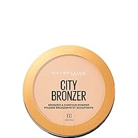 Maybelline New York City Bronzer Powder Makeup, Bronzer and Contour Powder, 100, 0.32 oz.