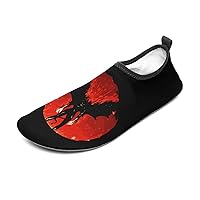 Anime Water Shoes Barefoot Quick-Dry Aqua Socks Slip-on for Men's Woman's Outdoor Beach Swim Surf