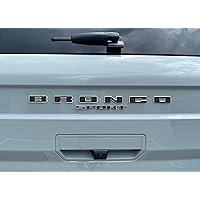 Rear Liftgate Letter Overlays - Compatible with 2021-2024 Bronco Sport
