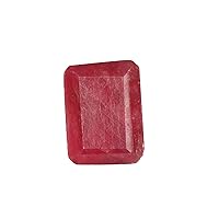 GEMHUB Natural Red Color Faceted Ruby Gemstone ~ Certified Ruby Gemstone ~ Loose Gemstone…