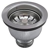 Keeney 1434SS Deep Cup Sink Strainer with Power Ball Basket, Stainless Steel