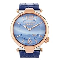 MULCO Women's MW5-3183-043 Couture Slim Analog Display Swiss Quartz Blue Watch