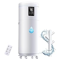 17L/4.5Gal Ultra Large Humidifiers for Bedroom 2000 sq ft, Quiet Humidifiers for Large Room, Tower Humidifier with 4 Mist Mode & Extension Tube for Home School Office Commercial Greenhouse Plants