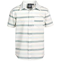 Body Glove Boys' Woven Shirt - Short Sleeve Button Down Summer Beach Shirt (S-XL)