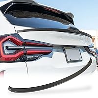 MCARCAR KIT Carbon Fiber Middle Spoiler for BMW X3 G01 F97 X3M IX3 M40i Sport Utility 2019-2022 Auto Car Rear Boot Lid Highkick Spoiler Wing Lip Middle Window Top Wing Lip