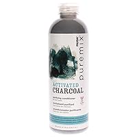 Puremix Activated Charcoal Purifying + Detoxifying, Removes Build Up, Absorbs Dirt + Oil, Softens Hair, Sulfate-Free