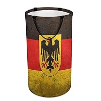 German Flag with The German Eagle Funny Laundry Hamper Large Laundry Basket with Handle Dirty Clothes Storage Basket for Bathroom Living Room