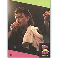 1991 Pro Set Superstars MusicCards U.K. Edition # 140 U2 (Collectible Pop Music / Rock Star Trading Card)