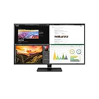 LG 43” IPS UHD 4K Monitor with USB Type-C, 4 HDMI, OnScreen Control, Remote & HDCP 2.2 Compatible, Black (43BN70U-B) (Renewed)