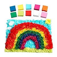 Mini Tissue Squares – 10 Colors, 5,000 Pieces