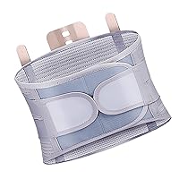 Brace Belt Magnetic Therapy Back Belt with Self-Heating Pads Orthopedic Lumbar Support Belt Lumbar Disc Herniation Protection (Color : Gray, Size : XXX-Large)