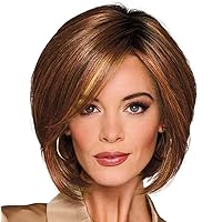 Glamorize Always Mid-Length Bob Wig With Face Framing Features by Hairuwear, Average Cap, GF29-25 Golden Russet