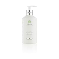 Zents Hand and Body Wash (Anjou Fragrance) Moisturizing Anti-Aging Cleanser with Organic Shea Butter & Aloe for Dry Skin, 10 fl oz