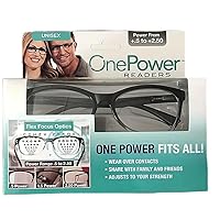 One Power Auto-Focus Reading Glasses, As seen on TV. Lightweight Frames, (5 styles to choose from)