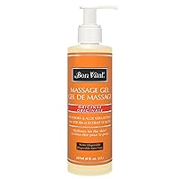 Bon Vital' Original Massage Gel for a Versatile Massage Foundation to Relax Sore Muscles and Repair Dry Skin, For Massage Therapists Who Want Superior Glide & Gentle Friction for Clients, 8 Oz Bottle