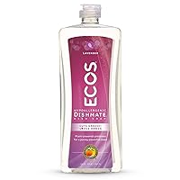 Earth Friendly Products ECOS Dishmate, Dishwashing Liquid, Natural Lavender, 25 oz, grape (97276)