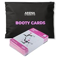 Arena Strength Workout Cards - Instructional Fitness Deck for Booty Band Workouts, Beginner Fitness Guide for Resistance Band Training Exercises at Home. Includes Workout Routines.