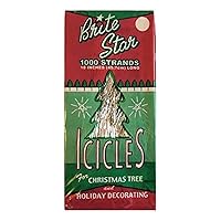 Brite Star Tinsel Icicles, 1000 Strands Per Package