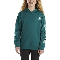 Carhartt Girls' Hoodie Fleece Pullover Sweatshirt