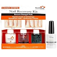 Nail Tek Nail Recovery Kit & Nail Nutritionist Keratin Nail Treatment Bundle for Weak and Damaged Nails, 0.5 oz, 1-Pack