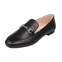 Feversole Women's Fashion Trim Deco Loafer Slippers