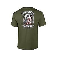 2Nd Amendement Short Sleeve T-Shirt When s are Outlawed-Military-XL