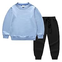 Kids Clothes Set Girls Boys Long Sleeve Top and Pants Set Fall Outfits Sweatsuits Jogging Tracksuit