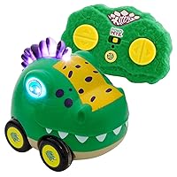 Flybar Poko Petz, Remote Control Car for Toddlers Dinosaur Toys - 2.4GH for Boys and Girls, Light Up Toddler Toys, Singing, Talking Toys, Preschool Toys, Toddler Gifts Dinosaur Toys for Kids 3-5