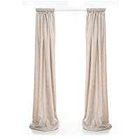 Contessa Drapery Panels, Grey Velvet