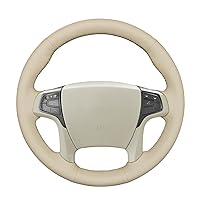 MEWANT for Sienna Steering Wheel Wrap Steering Wheel Cover Customized Version for Toyota Sienna Leather Steering Wheel Cover 2011-2014