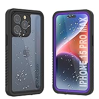 PunkCase for iPhone 15 Pro Max Waterproof Case [Extreme Series] [Slim Fit] [IP68 Certified] [Shockproof] [Snowproof] Armor Cover W/Built in Screen Protector for iPhone 15 Pro Max (6.7